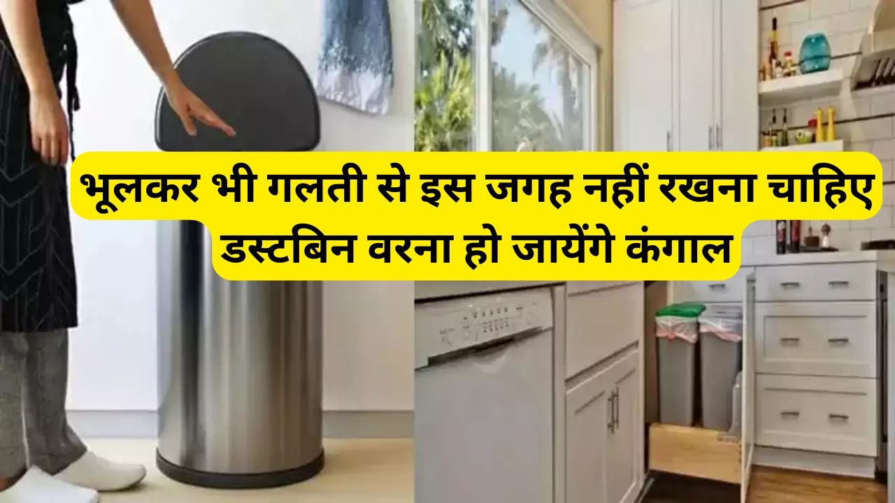 भूलकर भी गलती से इस जगह नहीं रखना चाहिए डस्‍टबिन वरना हो जायेंगे कंगाल, जानें कूड़ादान रखने की सही जगह