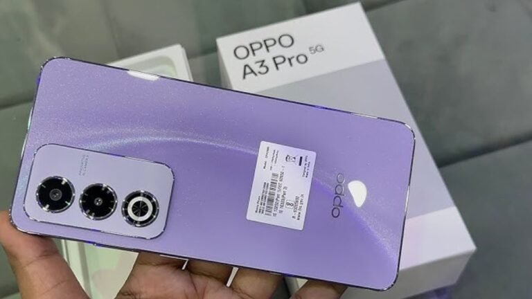 मार्केट में तहलका मचा रहा अमेजिंग कैमरे और दमदार बैटरी वाला Oppo A3 Pro 5G स्मार्टफोन जाने कीमत